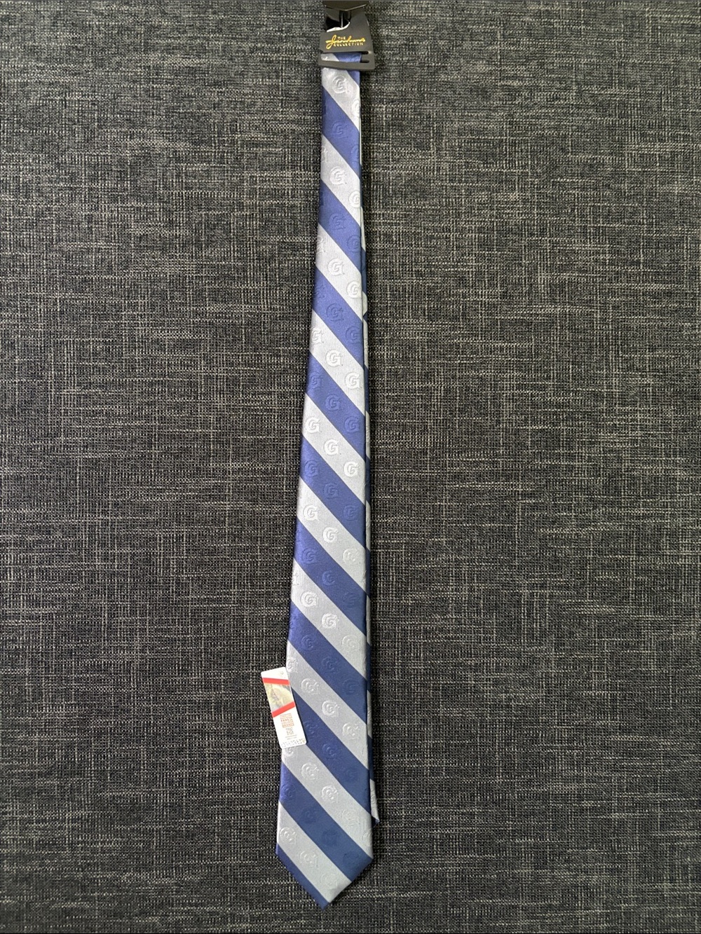 Classic Striped Blue & Light Blue Tie - Georgetown University